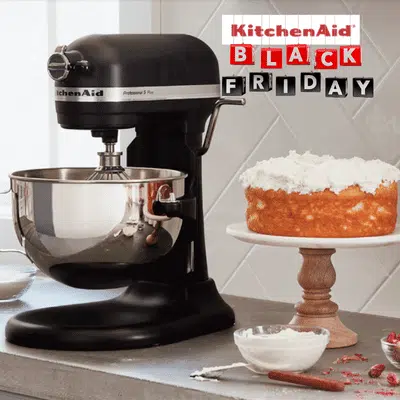 Kitchenaid Black Friday 2022 A black kitchenaid mixer with the words "Kitchenaid Black Friday" | Root Nutrition & Education
